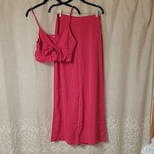 NWOT Pink Women's Pants Set